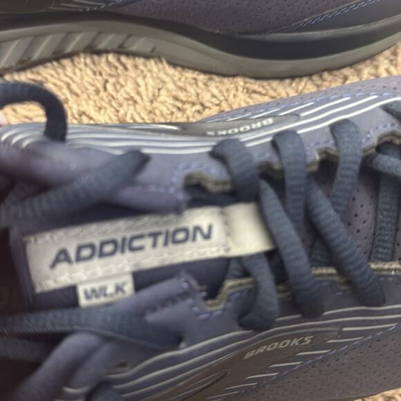 Brooks Men Addiction WLK Men's Navy Athletic Sneakers Shoes Size 9 - Picture 8 of 10